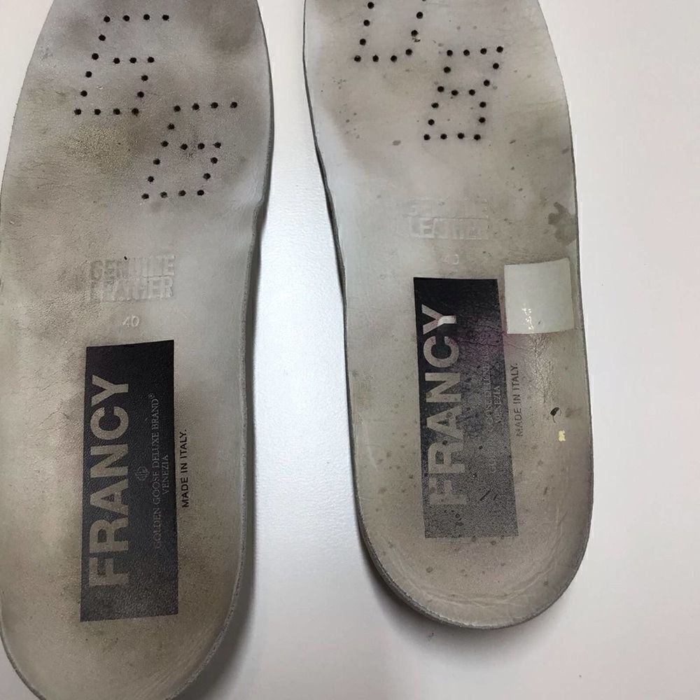 Golden Goose Francy Limited Edition High Top Sneakers Red Green EU 40‎ US 9 - Picture 12 of 17